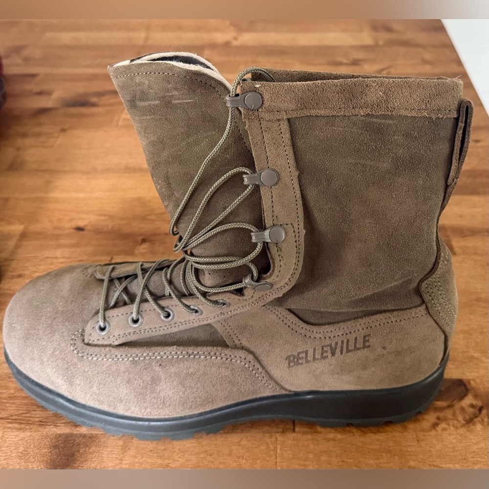 Men's Belleville Insulated, Waterproof Lace-Up Boots Size 11.5 Green